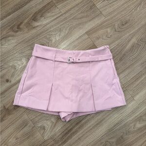 Zara Pink Belted Skort